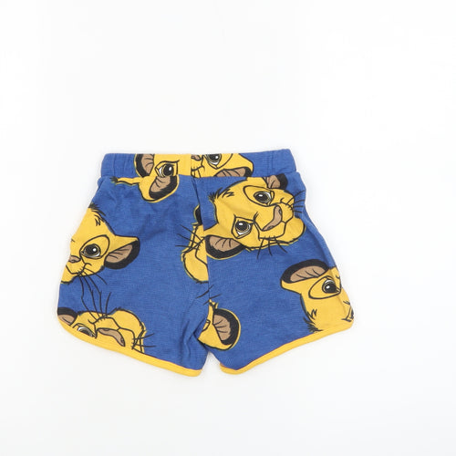 Disney Baby The Lion King Blue Simba Shorts 18-24 Months Unisex