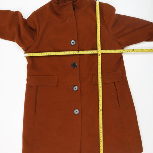 Marks and Spencer Women's Brown Mid-Length Coat Size 18