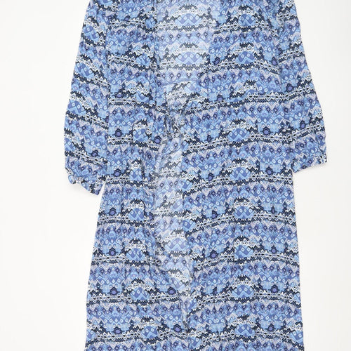 Paul Costelloe Women Multicoloured Size 10 Bohemian Geometric Beach Cover Up