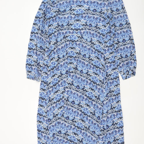 Paul Costelloe Women Multicoloured Size 10 Bohemian Geometric Beach Cover Up