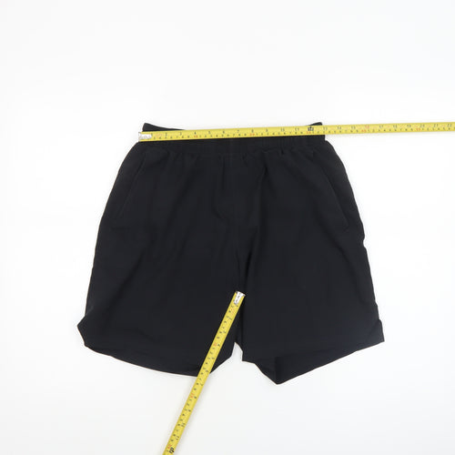 New Balance Men’s Black Small Athletic Running Shorts