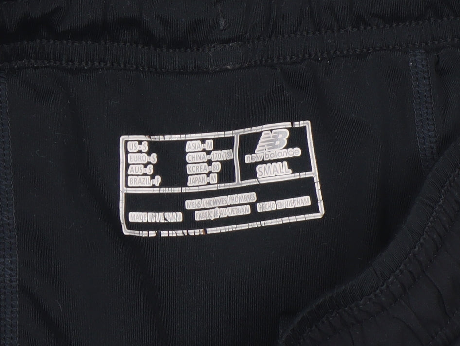 New Balance Men’s Black Small Athletic Running Shorts