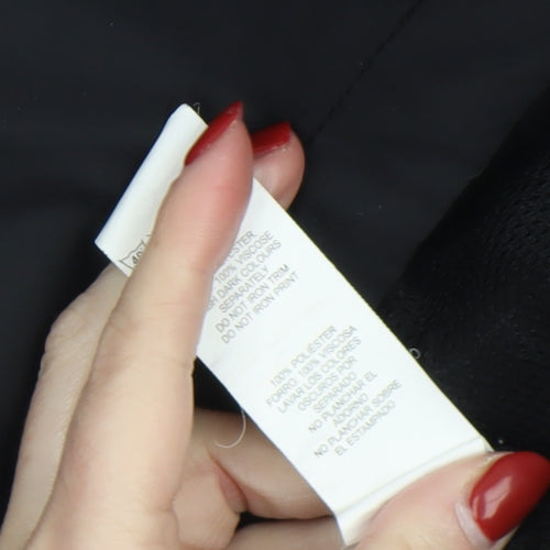 Backswing Women Black Pink Lined Waterproof Jacket Size 10