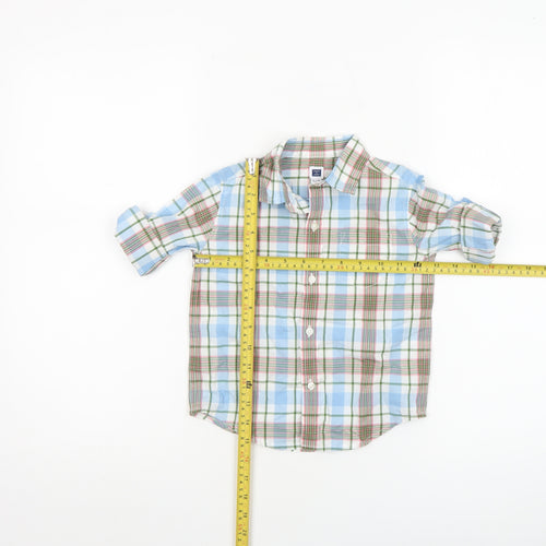 Janie and Jack Unisex Baby Plaid Button-Up Shirt 18–24 Months Cotton