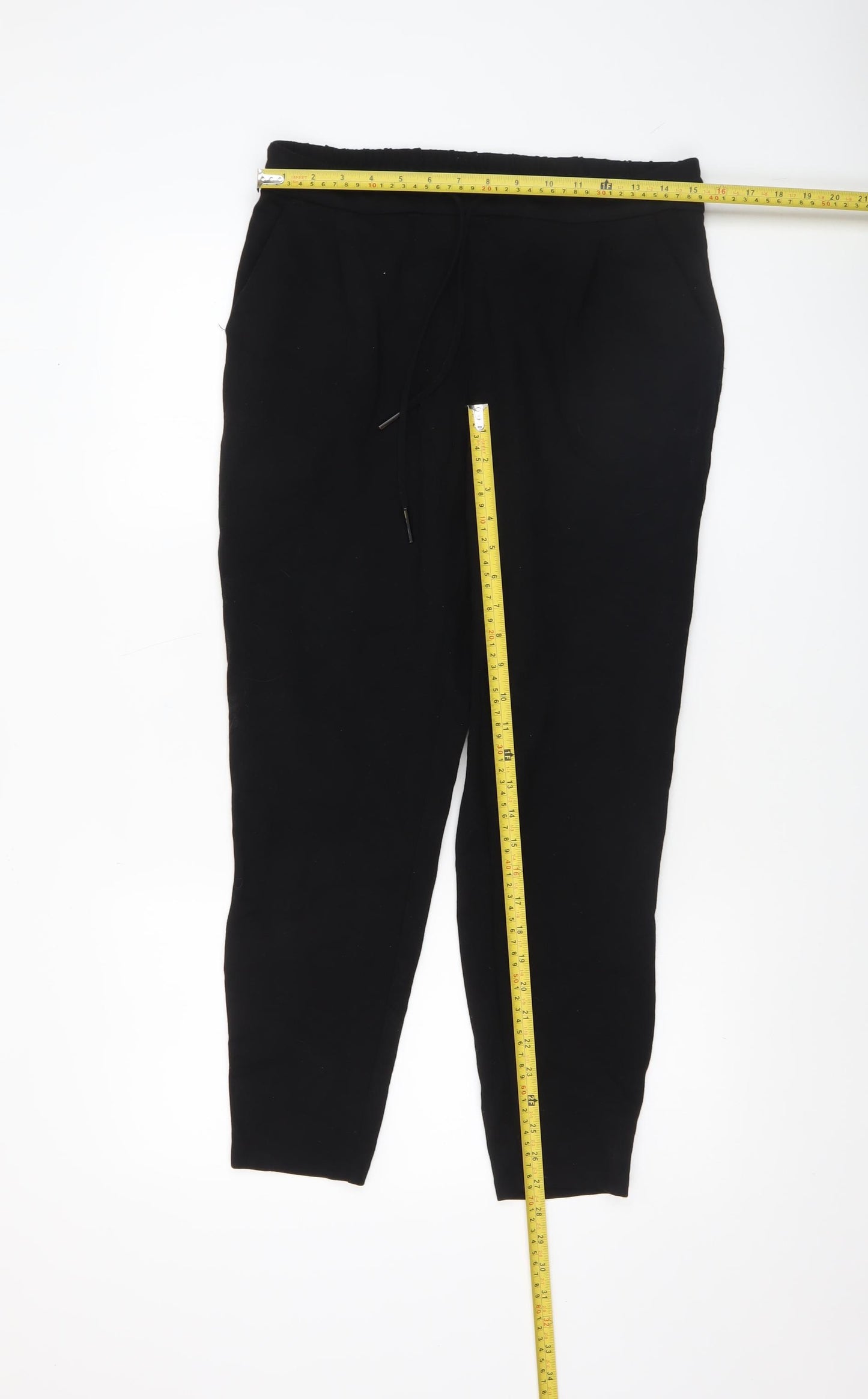 Vero Moda Women’s Black Jogger Trousers L Casual Comfortable Cotton