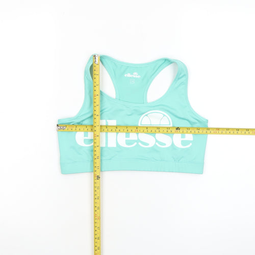 Ellesse Women's Blue Size 12 Sports Bra Racerback Medium Support
