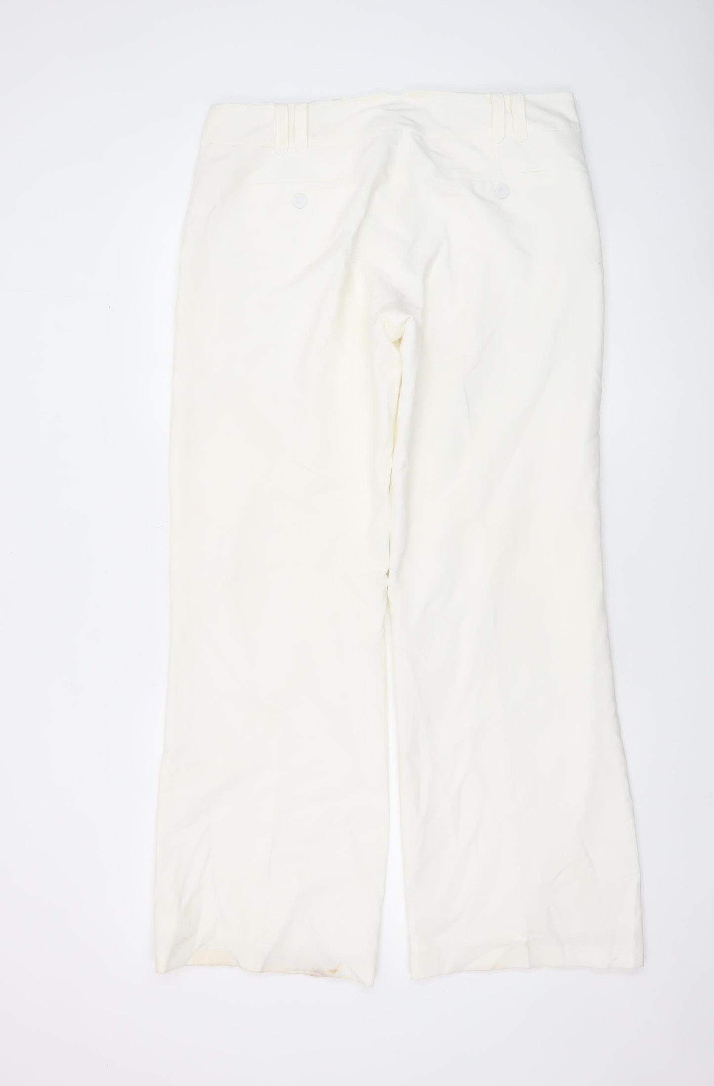 St Bernard for Dunnes Stores Women’s Ivory Straight Leg Trousers Size 14