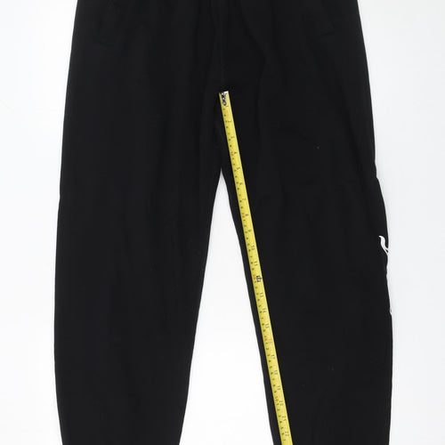 Juicy Couture Womens Black Jogger Sweatpants L Logo Sport Style