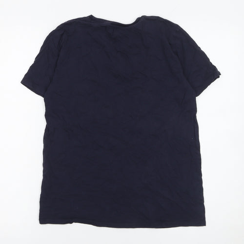 GANT Boys Blue 13-14 Years Graphic Print Cotton T-Shirt