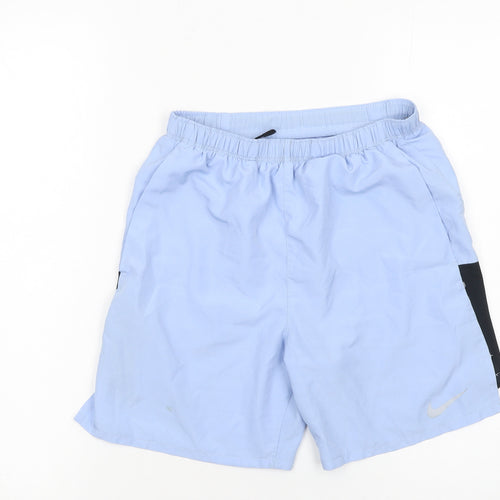 Nike Boys Blue Dri-FIT Athletic Shorts M 11-12Y Quick Dry Running