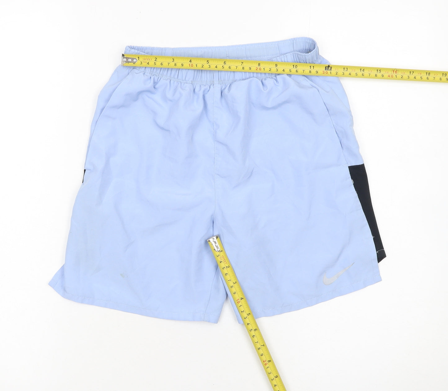 Nike Boys Blue Dri-FIT Athletic Shorts M 11-12Y Quick Dry Running