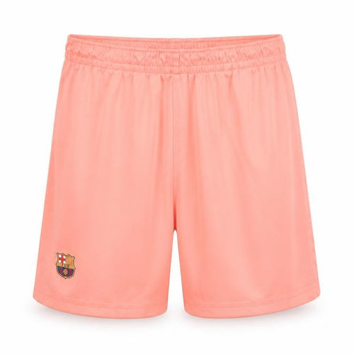 FC Barcelona Boys Pink Athletic Shorts Size 10 Lightweight Elastic Waist