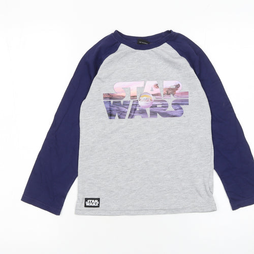 Star Wars Boys Multicoloured Long Sleeve T-Shirt Size 8-9 Years