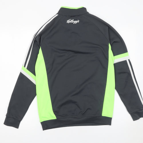 Masita Boys Black 5-6 Years 1/4 Zip Sports Sweatshirt Pullover