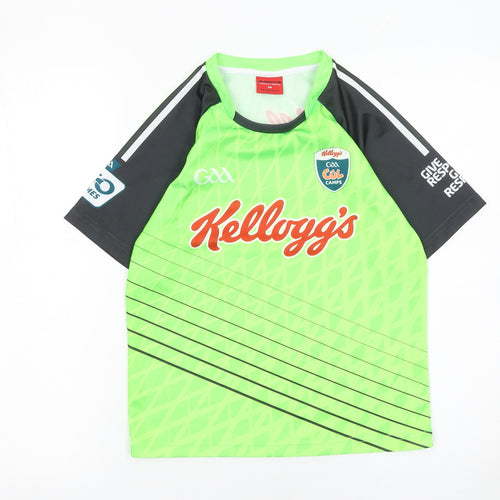 Masita Boys Green Kellogg’s GAA Jersey T-Shirt 3 Years Quick Dry Sports Top