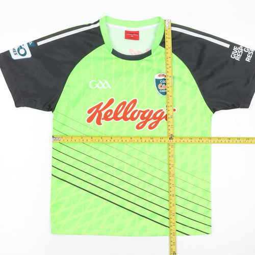 Masita Boys Green Kellogg’s GAA Jersey T-Shirt 3 Years Quick Dry Sports Top