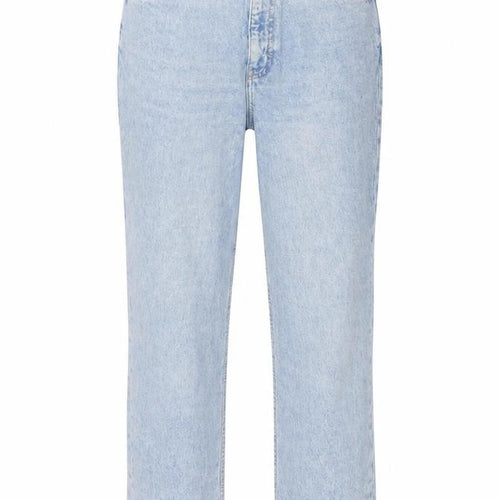 Zara Womens Blue High Rise Mom Jeans Size 10 Relaxed Fit Denim