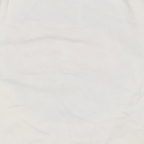 Dunnes Stores Boys Beige Skateboard Graphic Cotton T-Shirt 5-6 Years