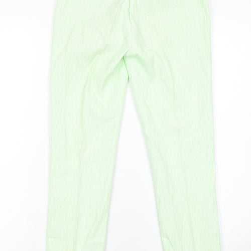 Zara Basic Women Green Slim Fit Trousers XS