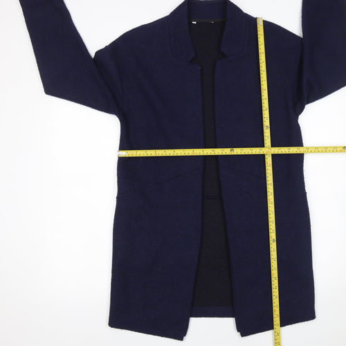 Marks and Spencer Women's Blue Long Sleeve Open Cardigan Size 10