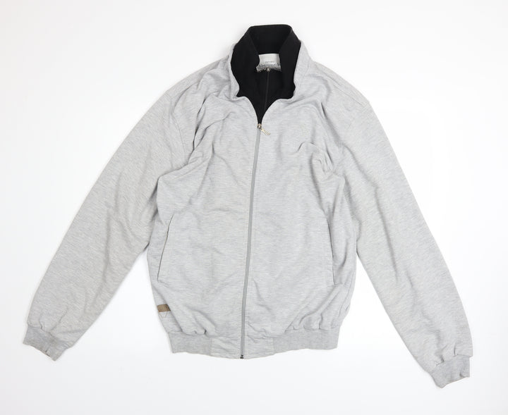 Abercrombie & Fitch Men's Grey Full Zip Sweatshirt L Regular Fit