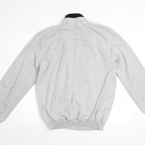 Abercrombie & Fitch Men's Grey Full Zip Sweatshirt L Regular Fit