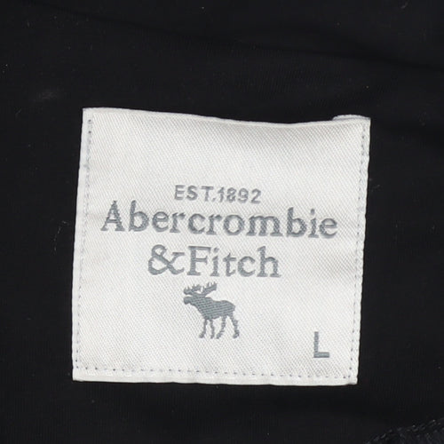 Abercrombie & Fitch Men's Grey Full Zip Sweatshirt L Regular Fit