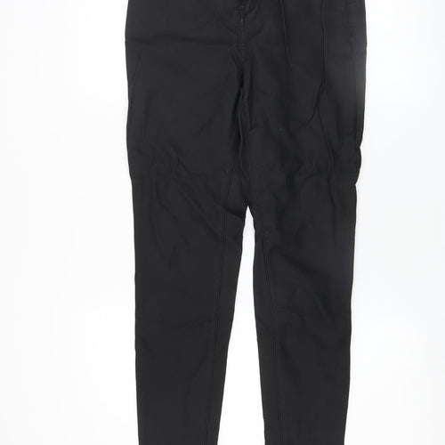 Gallery Womens Black Slim Fit Stretch Trousers Size 14
