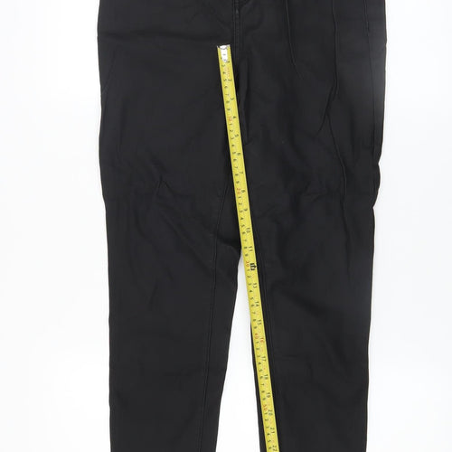Gallery Womens Black Slim Fit Stretch Trousers Size 14
