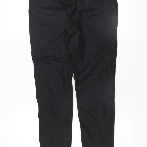 Gallery Womens Black Slim Fit Stretch Trousers Size 14