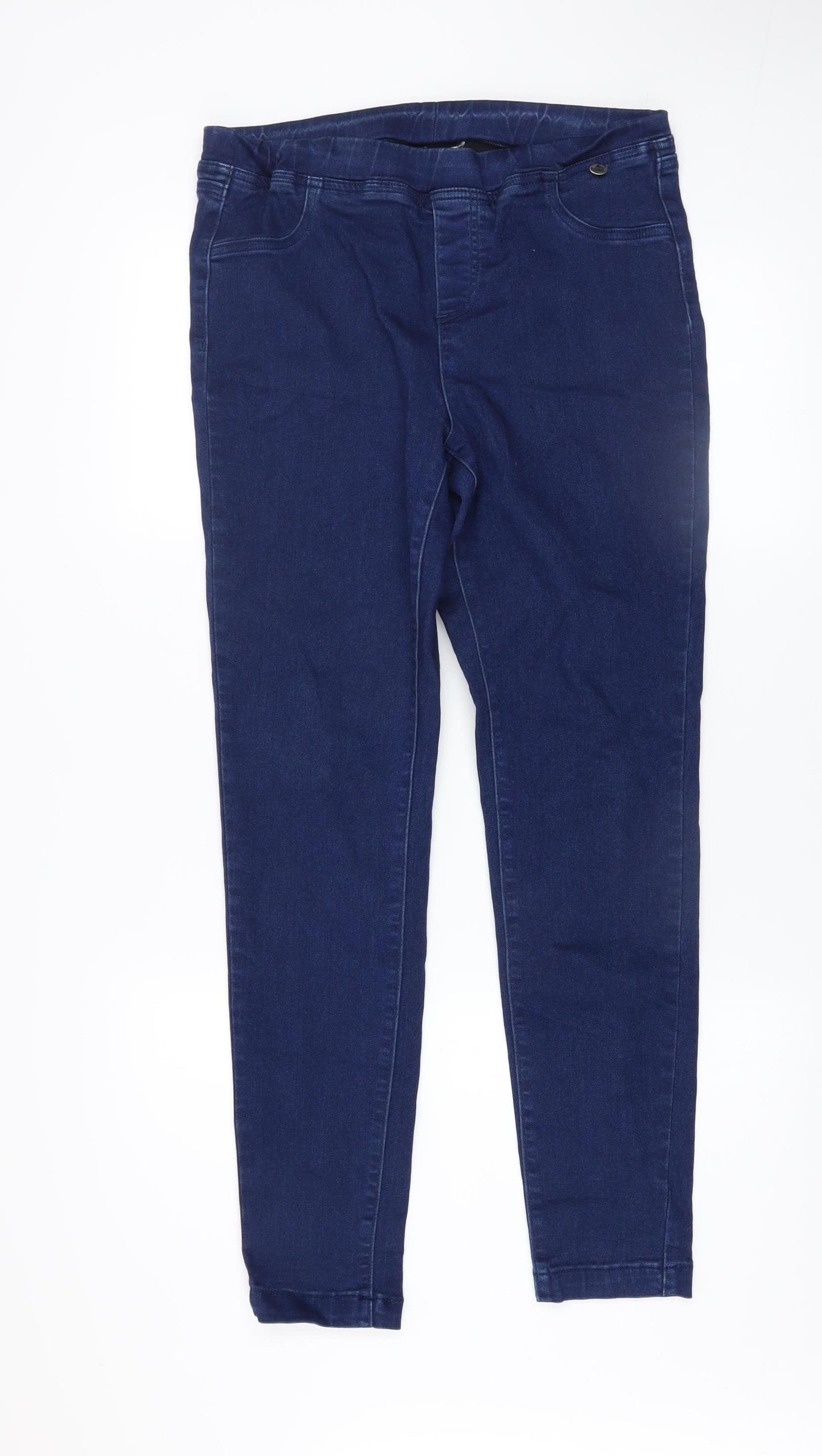 PINNS Womens Blue Size 12 Skinny Stretch Jeans