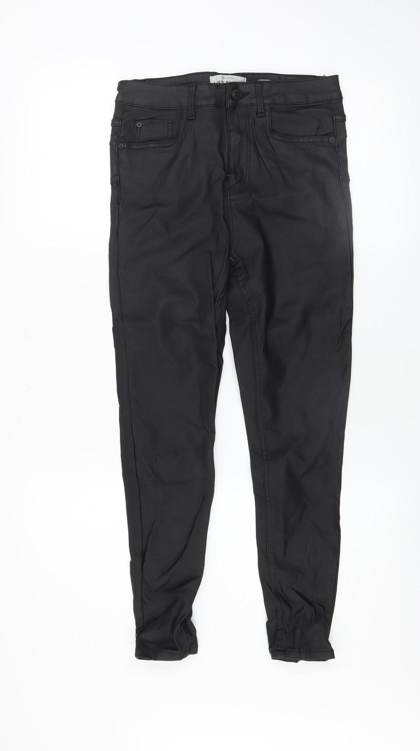 New Look Women Black Skinny Lift & Shape Jeggings Size 10