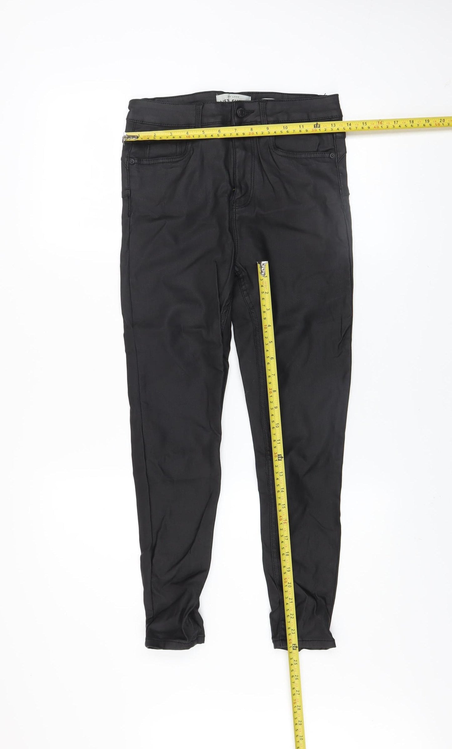 New Look Women Black Skinny Lift & Shape Jeggings Size 10