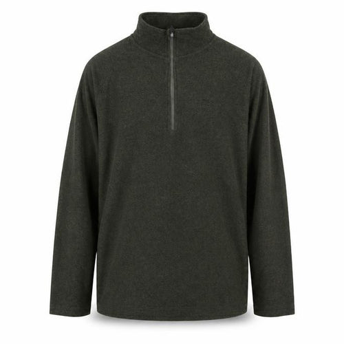 Trespass Men's Green XL 1/4 Zip Fleece Sweatshirt