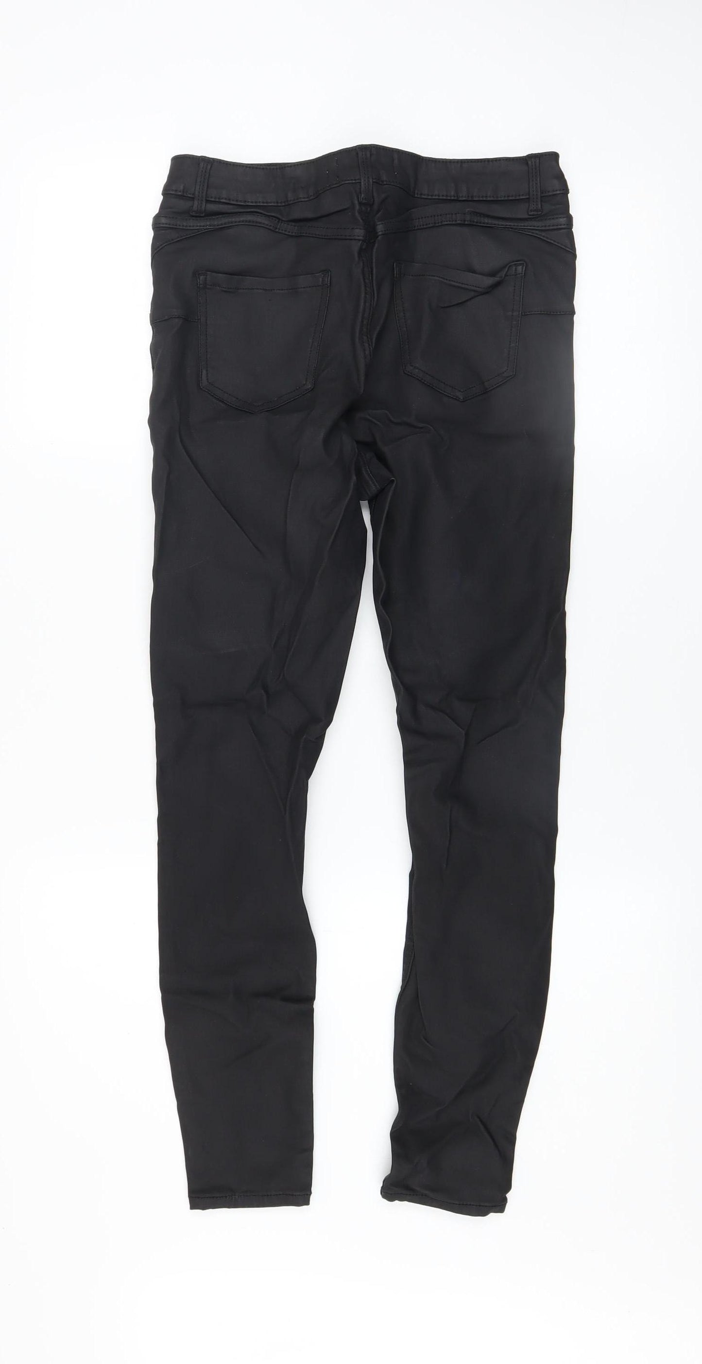 New Look Women's Black Lift & Shape Skinny Trousers Size 12