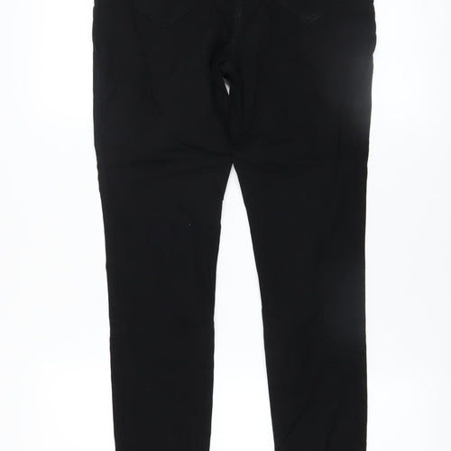 F&F Women Black Size 12 Skinny Jeans Stretch Mid Rise
