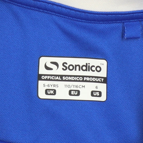Sondico Boys Blue Short Sleeve Sports T-Shirt 5-6 Years