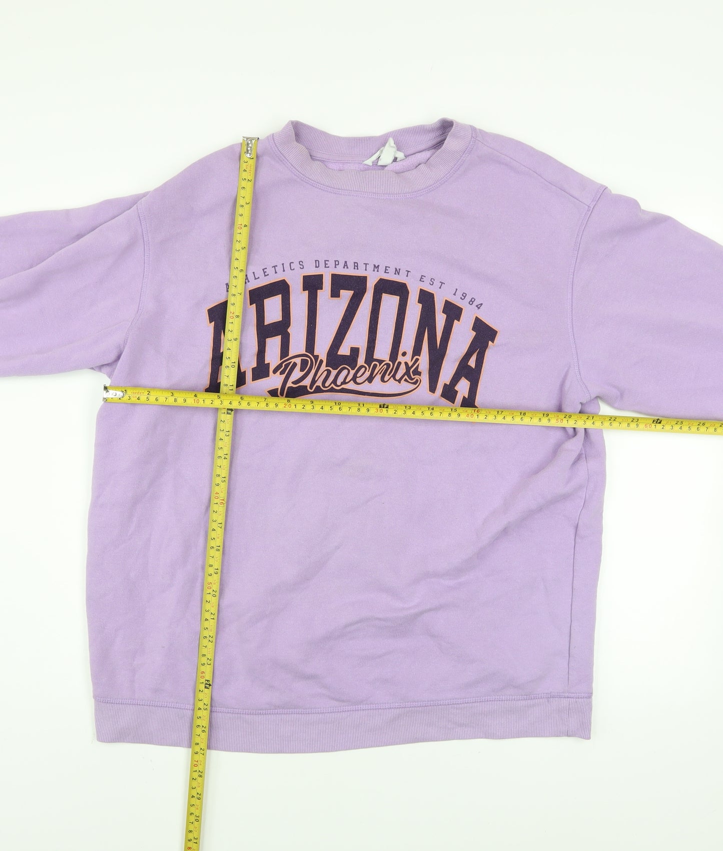 H&M Women’s Lilac Arizona Graphic Sweatshirt Size 14 Cotton Blend