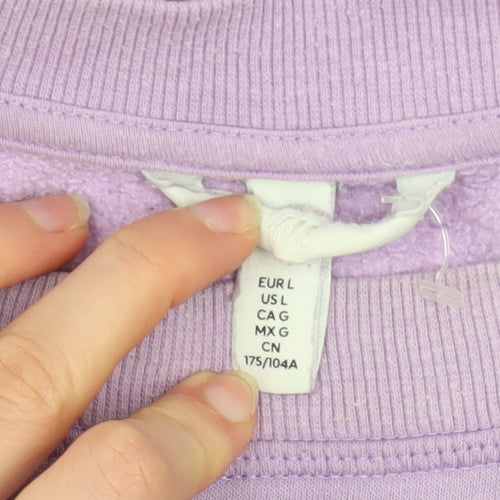 H&M Women’s Lilac Arizona Graphic Sweatshirt Size 14 Cotton Blend