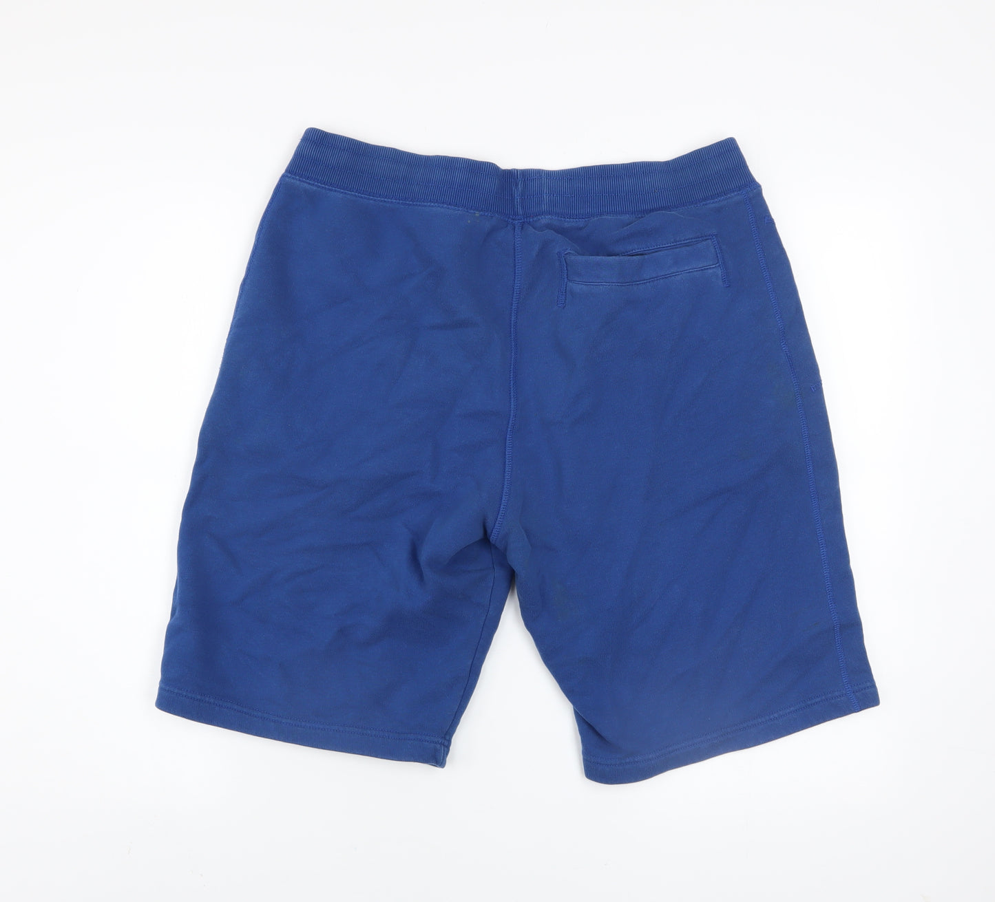 Converse Men’s Blue Sweat Shorts M Regular Fit Elastic Waist Activewear