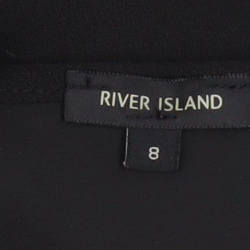 River Island Women’s Black Size 8 V-Neck Camisole Tank Top