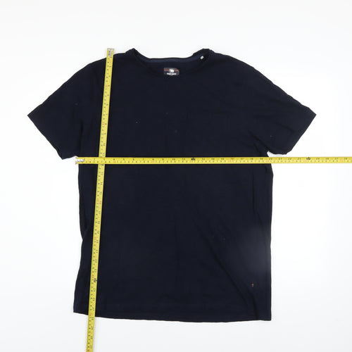 Urban Ranger Men's Blue XL Crew Neck Cotton T-Shirt