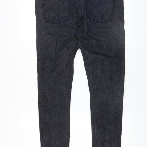 boohooMAN Men's Blue Skinny Fit Denim Jeans Size 34 Slim Fit