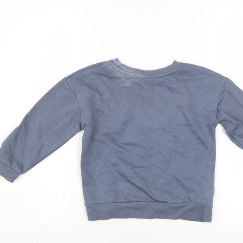 Disney at Primark Girls Blue Stitch Sweatshirt 5-6 Years Pullover