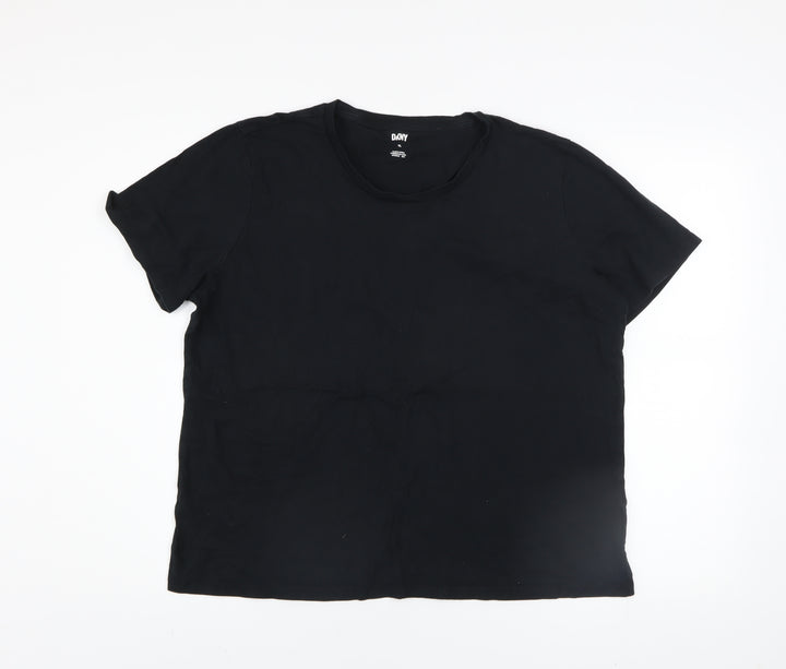 DKNY Men’s Black XL Crew Neck Cotton T-Shirt