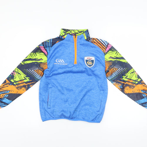 Azzurri Boys Blue 2 Years 1/4 Zip Sports Sweatshirt GAA Cool Camps