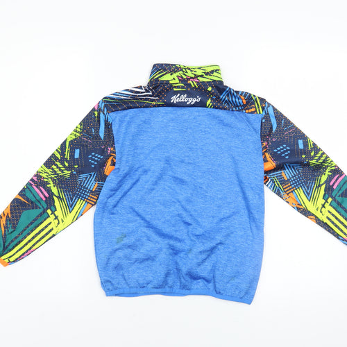 Azzurri Boys Blue 2 Years 1/4 Zip Sports Sweatshirt GAA Cool Camps