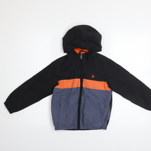 Penguin Boys Multicoloured 6-7 Years Hooded Puffer Jacket