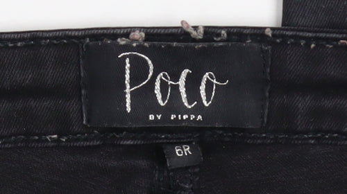 Poco by Pippa Women's Black Skinny Jeans Size 6 Regular