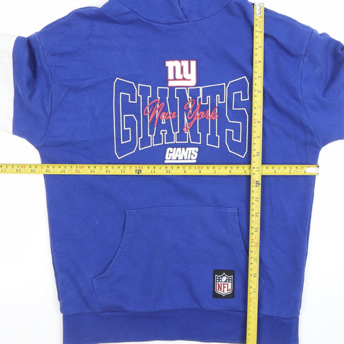 NFL Boys Blue 10-11 Years New York Giants Pullover Hoodie